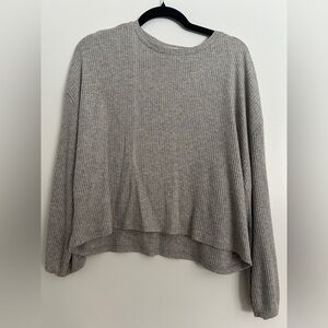 Z Supply Grey Size S Long Sleeved Shirt